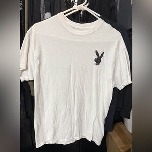 PLAYBOY White Cotton Tee